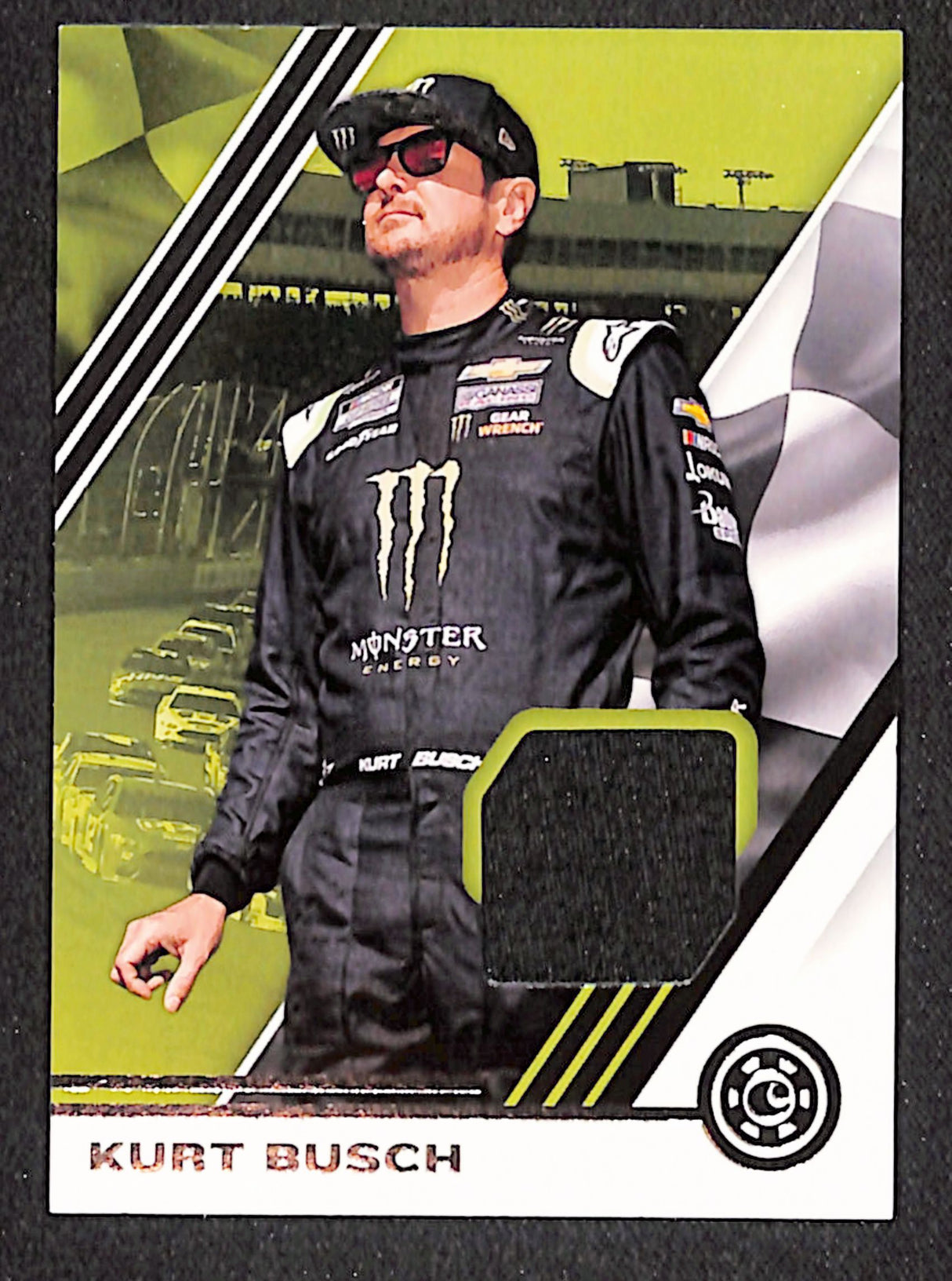Kurt Busch 2020 Panini Chronicles Chronicles Swatches #CS-KU