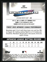 Munetaka Murakami 2026 Finest Mini-Diamond Refractors #145