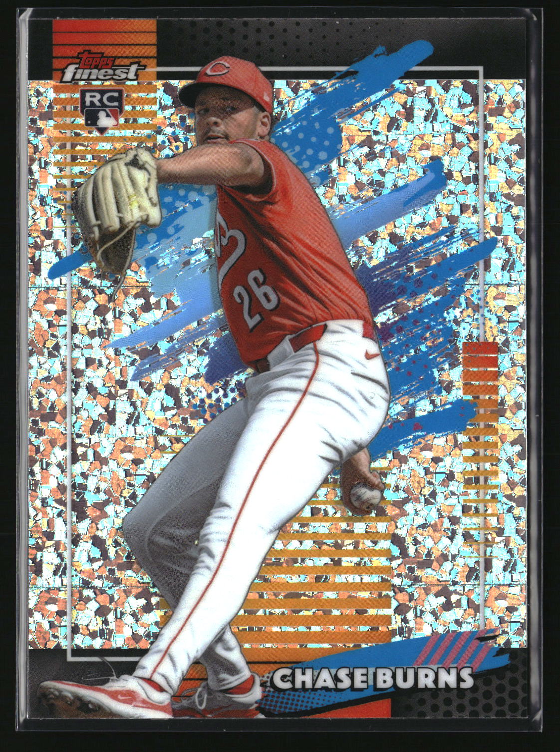 Chase Burns 2026 Finest Mini-Diamond Refractors #194