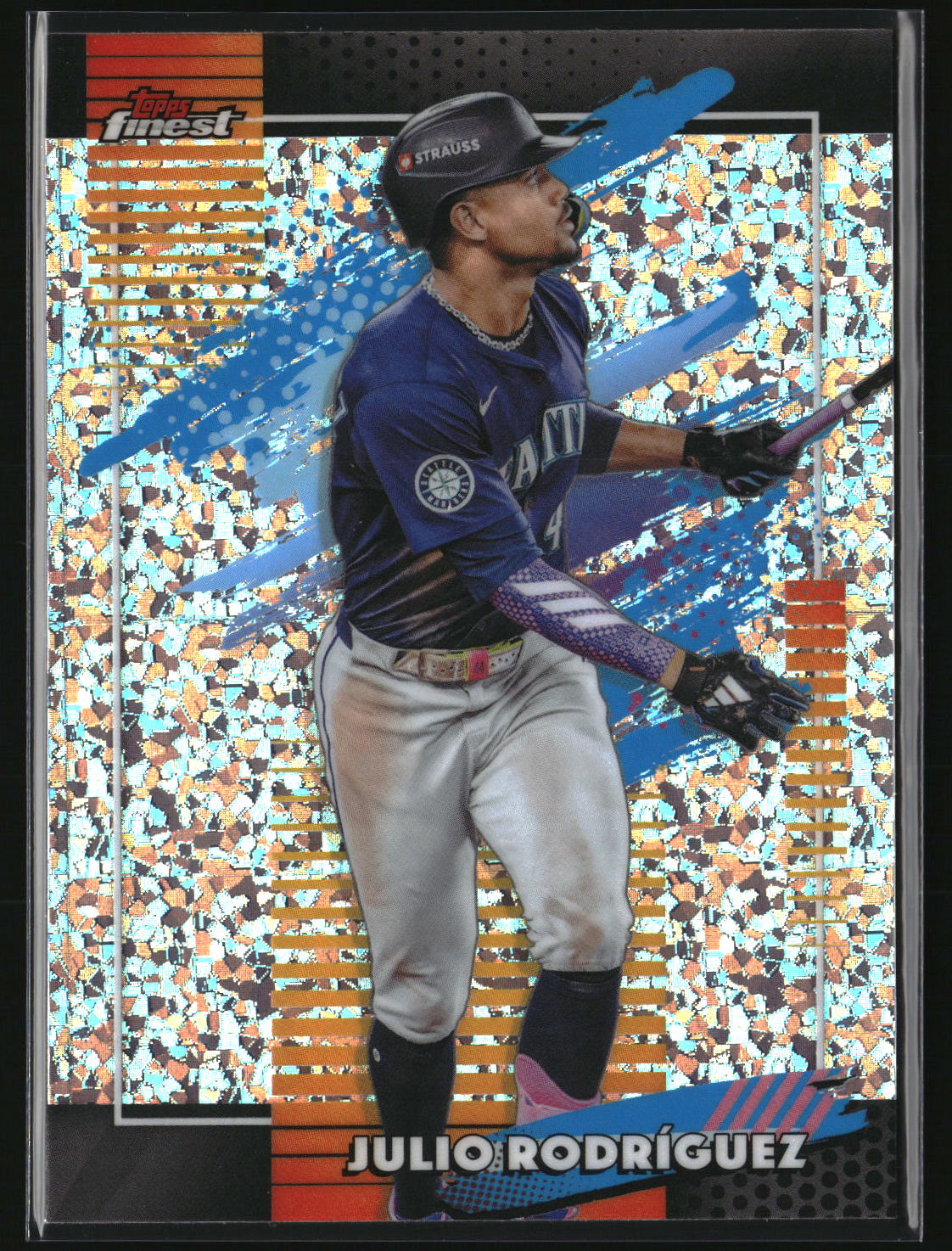 Julio Rodríguez 2026 Finest Mini-Diamond Refractors #130