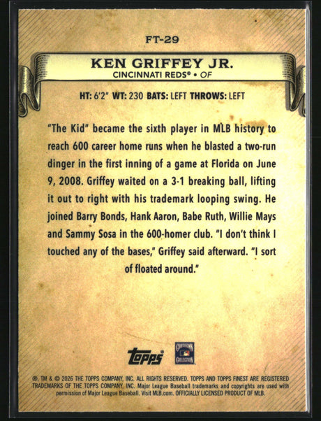 Ken Griffey Jr. 2026 Finest Finest Timelines #FT-29