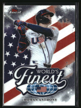 Roman Anthony 2026 Finest World's Finest #WF-9
