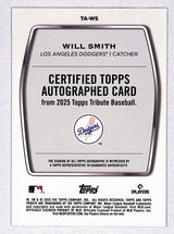 Will Smith 2025 Topps Tribute Tribute Autographs Orange #TA-WS #/25