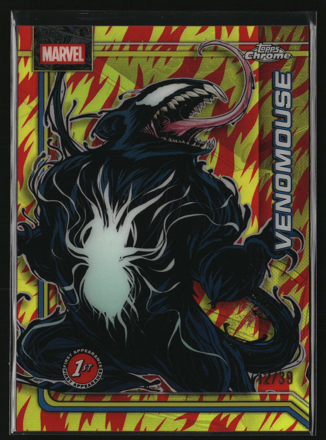 Venomouse 2026 Topps Chrome Marvel Comics Human Torch Refractor #189 #/39