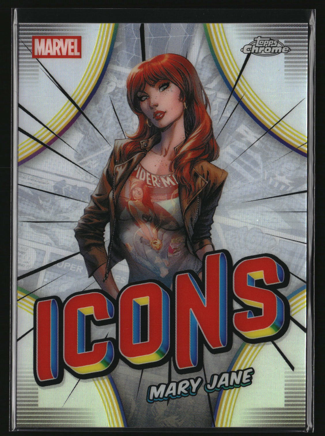 Mary Jane 2026 Topps Chrome Marvel Comics Marvel Icons #MI-11