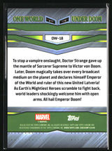 2026 Topps Chrome Marvel Comics One World Under Doom #OW-18