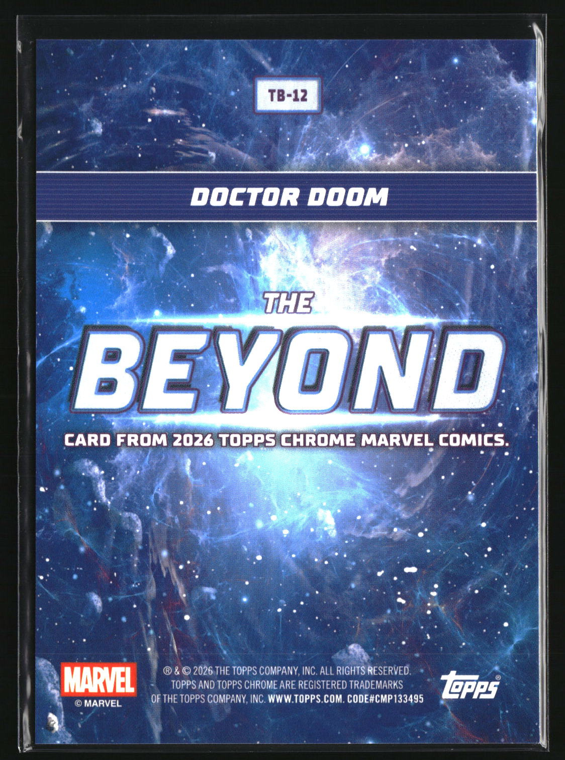 Doctor Doom 2026 Topps Chrome Marvel Comics The Beyond #TB-12