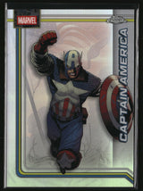 Captain America 2026 Topps Chrome Marvel Comics Refractor #19