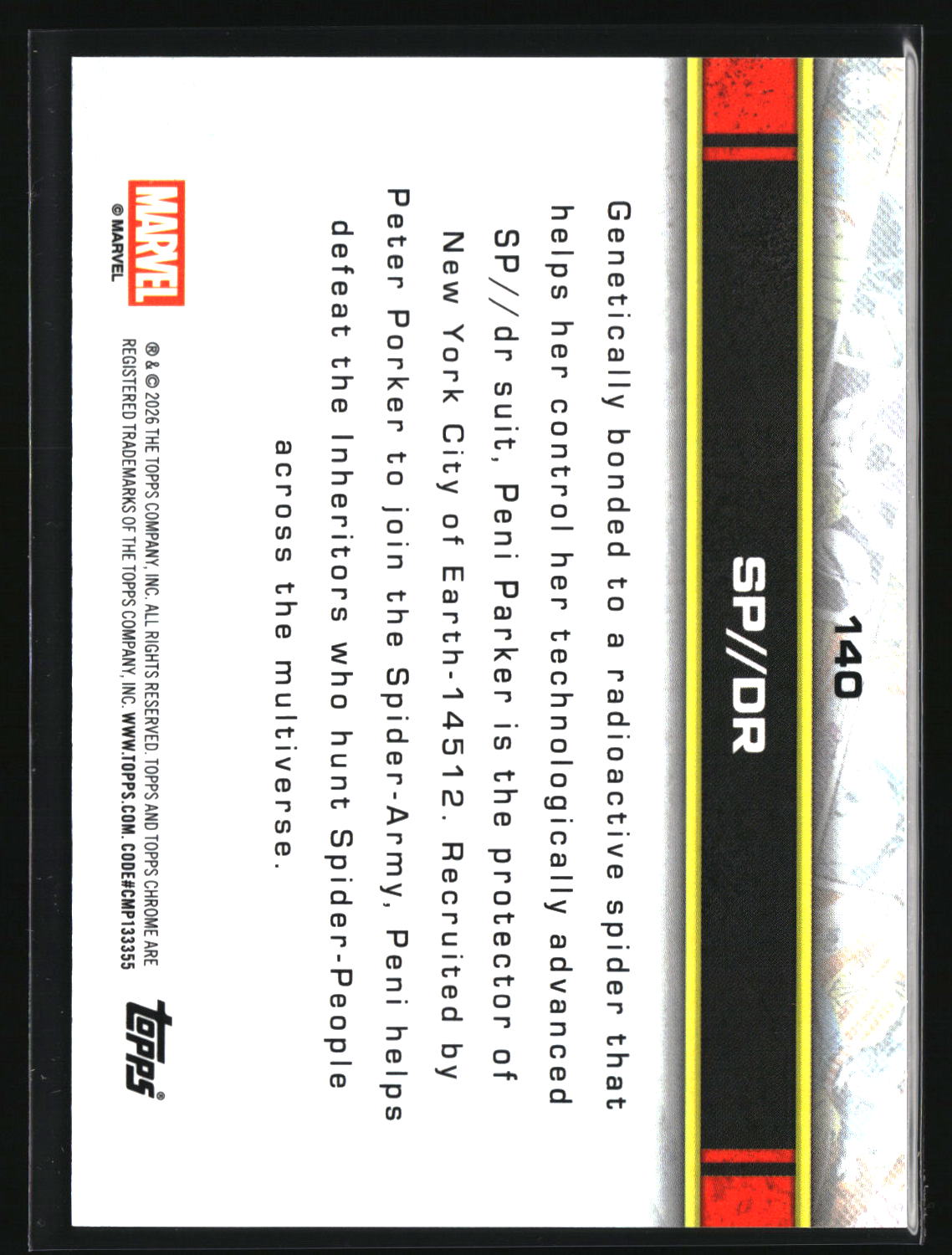 SP//dr 2026 Topps Chrome Marvel Comics #140