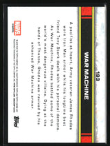 War Machine 2026 Topps Chrome Marvel Comics #193