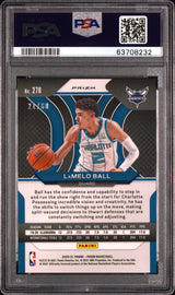 LaMelo Ball 2020-21 Panini Prizm Orange Wave Prizms #278 #/60 PSA 9