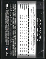 Jackson Chourio 2026 Topps Chrome Black Green Refractors #91 #/99