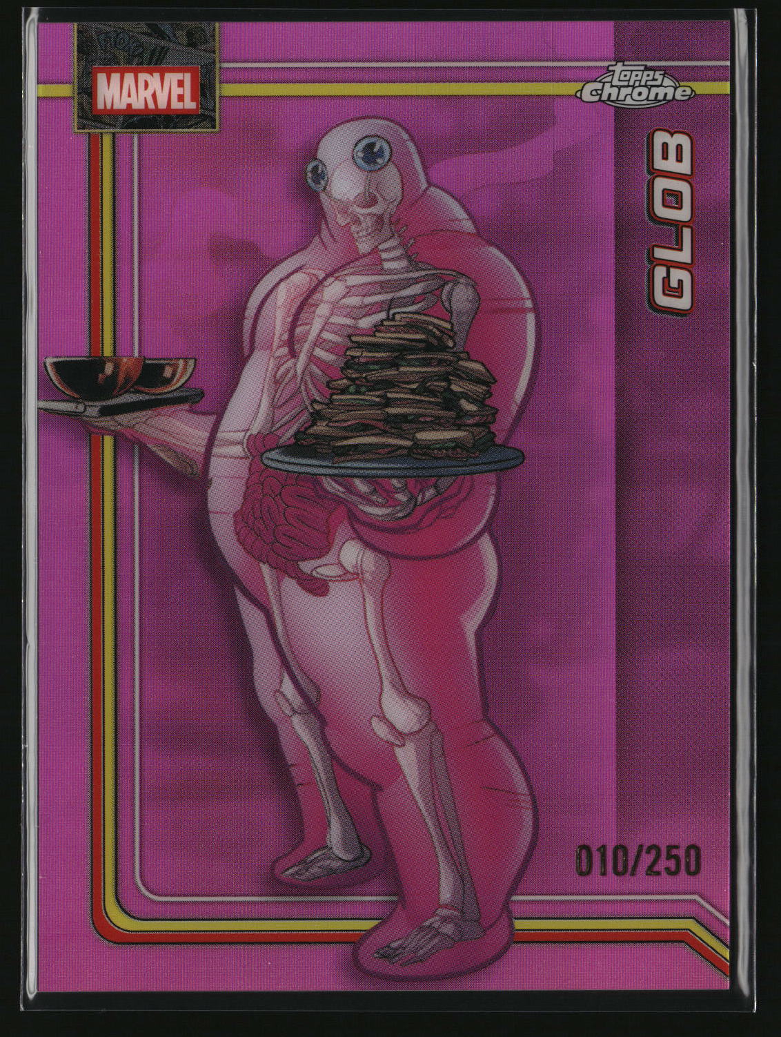 Glob 2026 Topps Chrome Marvel Comics Pink Refractor #43 #/250