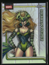 Enchantress 2026 Topps Chrome Marvel Comics Storm's Lightning Refractor #35