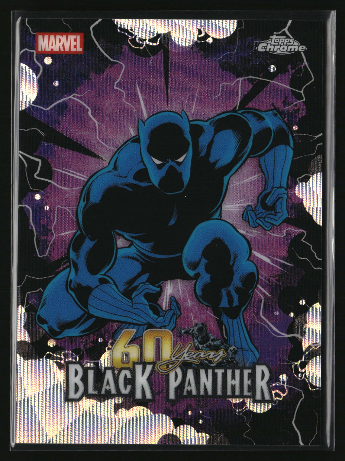 60 Years of Black Panther #1 2026 Topps Chrome Marvel Comics #BP-01