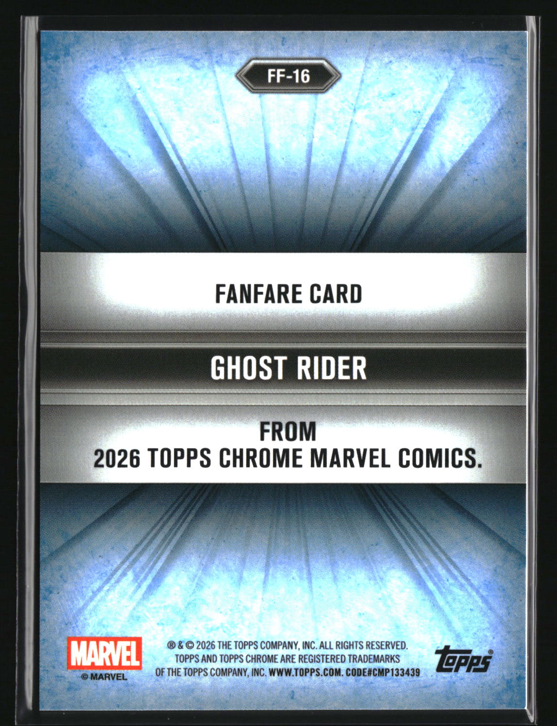 Ghost Rider 2026 Topps Chrome Marvel Comics Fanfare #FF-16