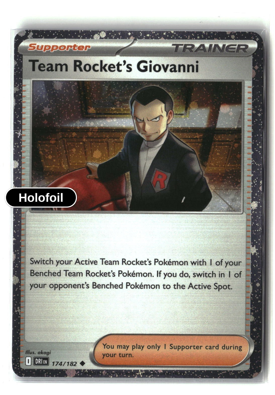 Team Rocket's Giovanni (Cosmos Holo)