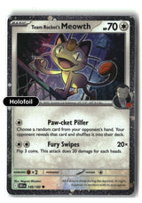 Team Rocket's Meowth (Cosmos Holo)