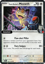 Team Rocket's Meowth (Cosmos Holo)