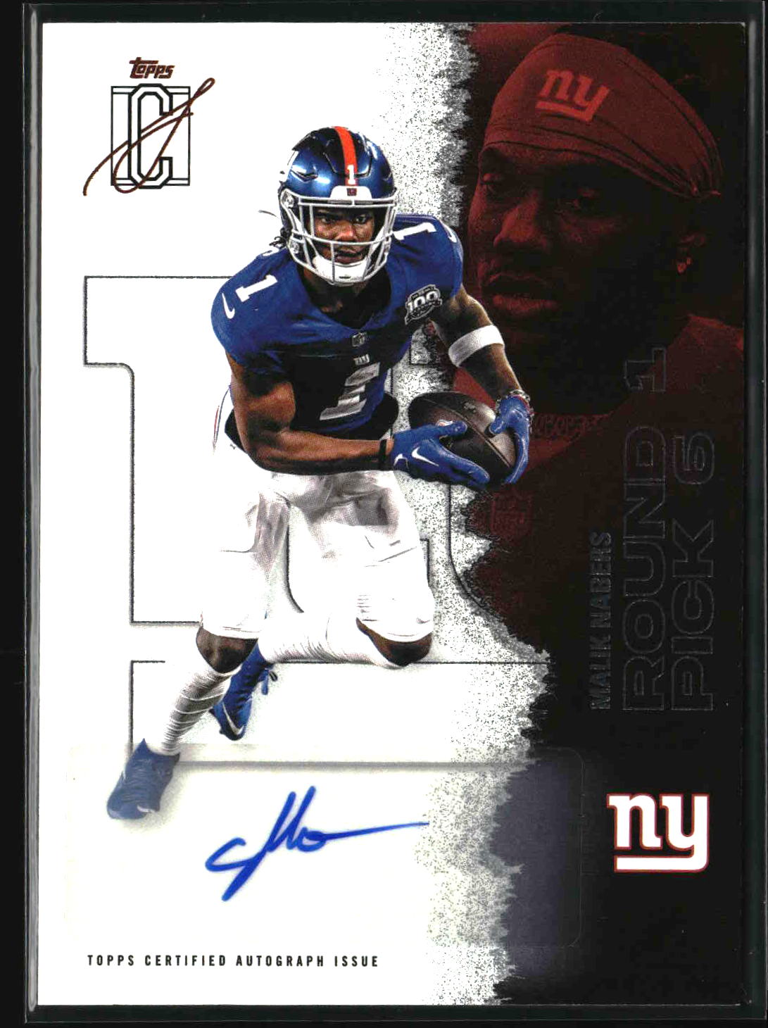 Malik Nabers 2025 Topps Signature Class Autographs #40