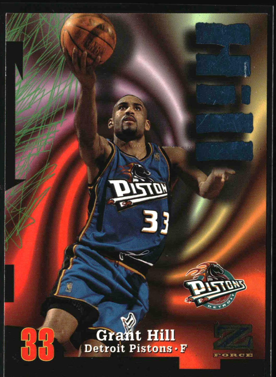 Grant Hill 1997-98 SkyBox Z-Force #33