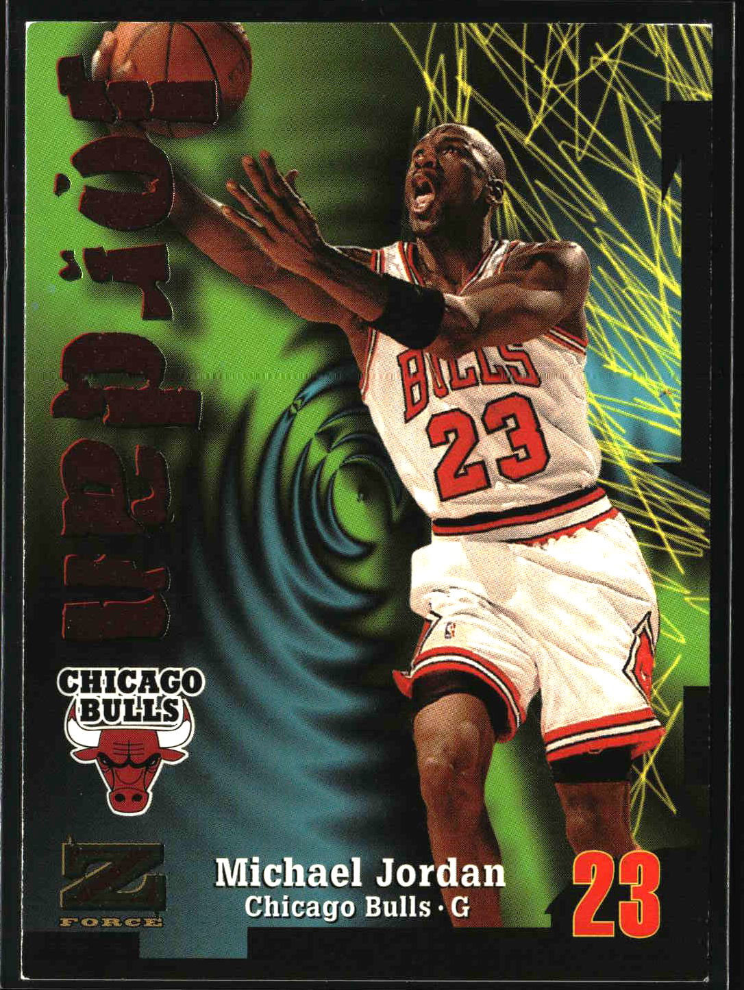 Michael Jordan 1997-98 SkyBox Z-Force #23