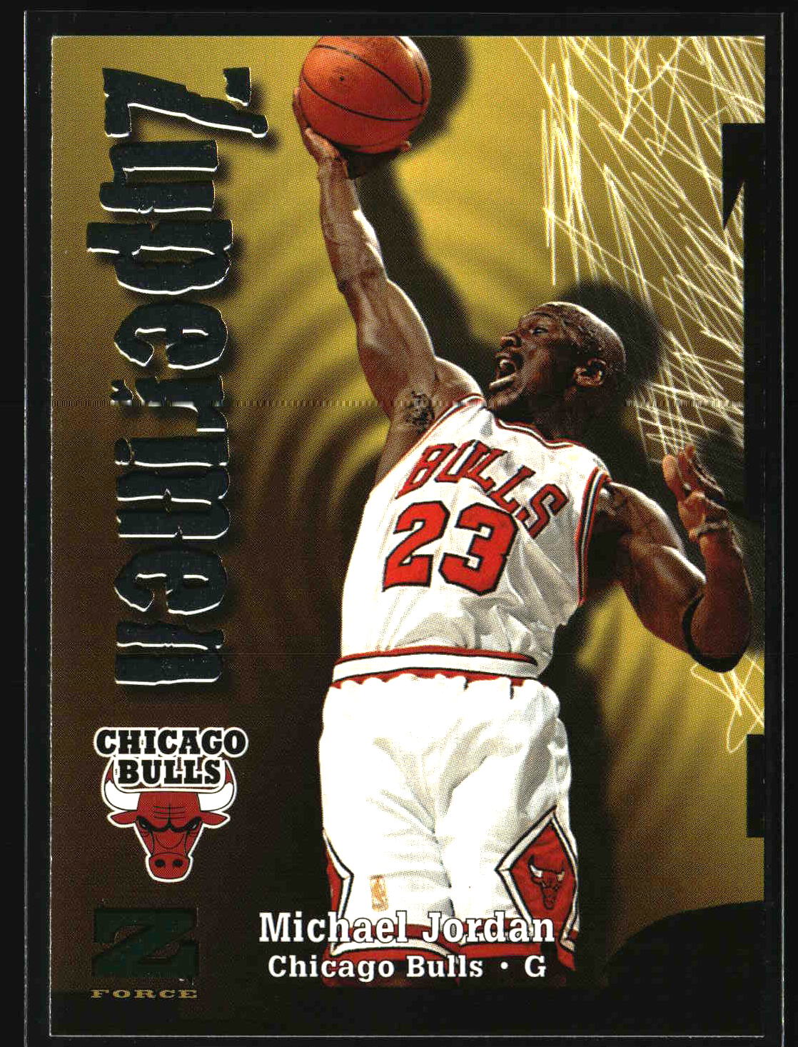 Michael Jordan 1997-98 SkyBox Z-Force #190