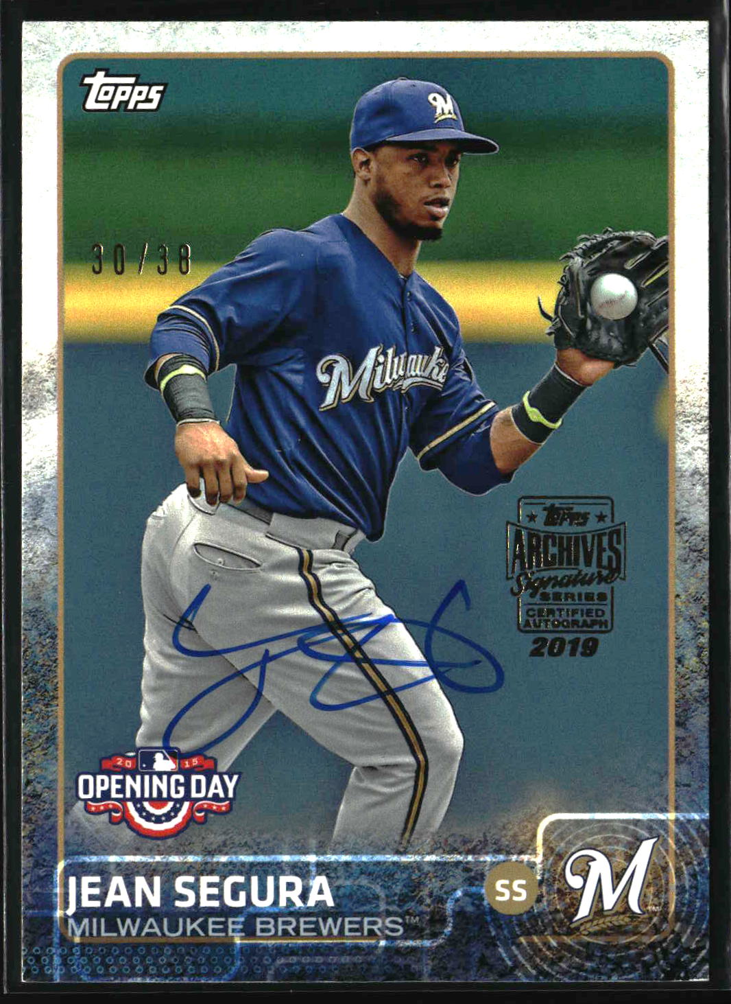 Jean Segura 2019 Topps Archives Signatures /38 #53