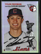 Tyler Freeman 2023 Topps Chrome Platinum Anniversary Refractors #36