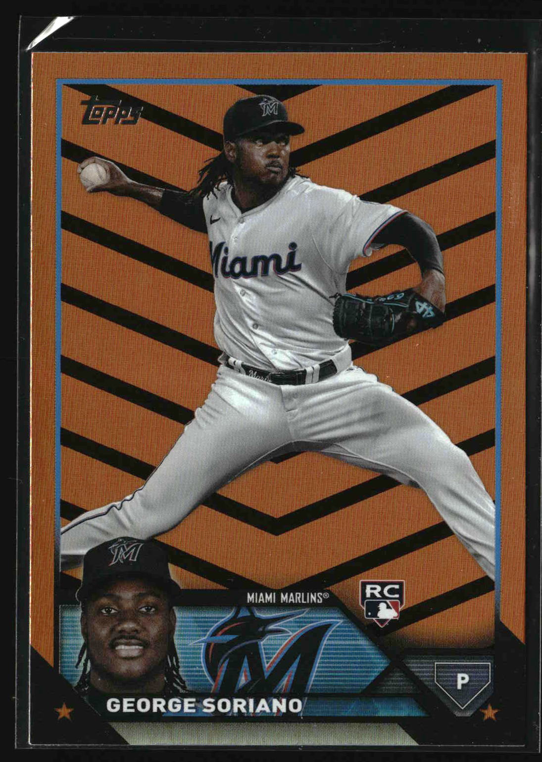 George Soriano 2023 Topps Update Orange and Black Foil #US320