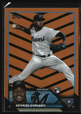 George Soriano 2023 Topps Update Orange and Black Foil #US320
