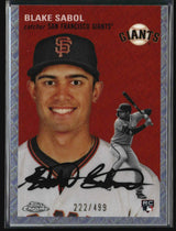 Blake Sabol 2023 Topps Chrome Platinum Anniversary Topps Refractors #365 #/499