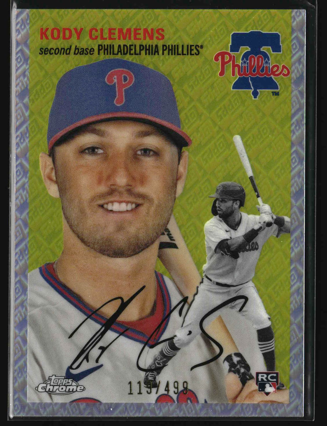 Kody Clemens 2023 Topps Chrome Platinum Anniversary Topps Refractors #41 #/499
