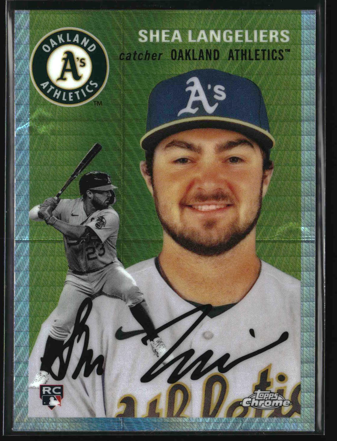 Shea Langeliers 2023 Topps Chrome Platinum Anniversary Prism Refractors #5