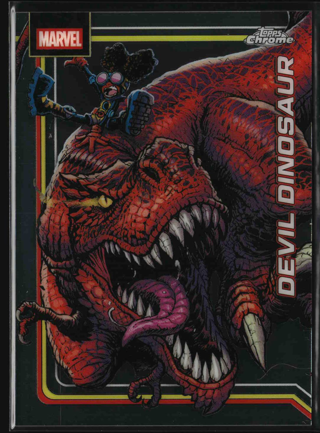 Devil Dinosaur 2026 Topps Chrome Marvel Comics #110