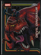 Devil Dinosaur 2026 Topps Chrome Marvel Comics #110