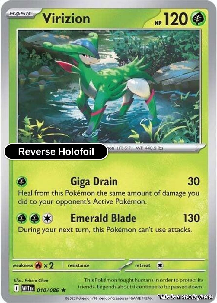 Virizion - 010/086 - [WHT - SV: White Flare] - Reverse Holofoil