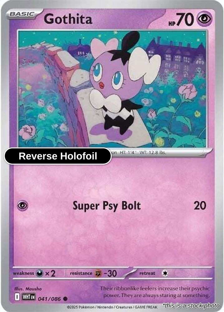 Gothita - 041/086 - [WHT - SV: White Flare] - Reverse Holofoil