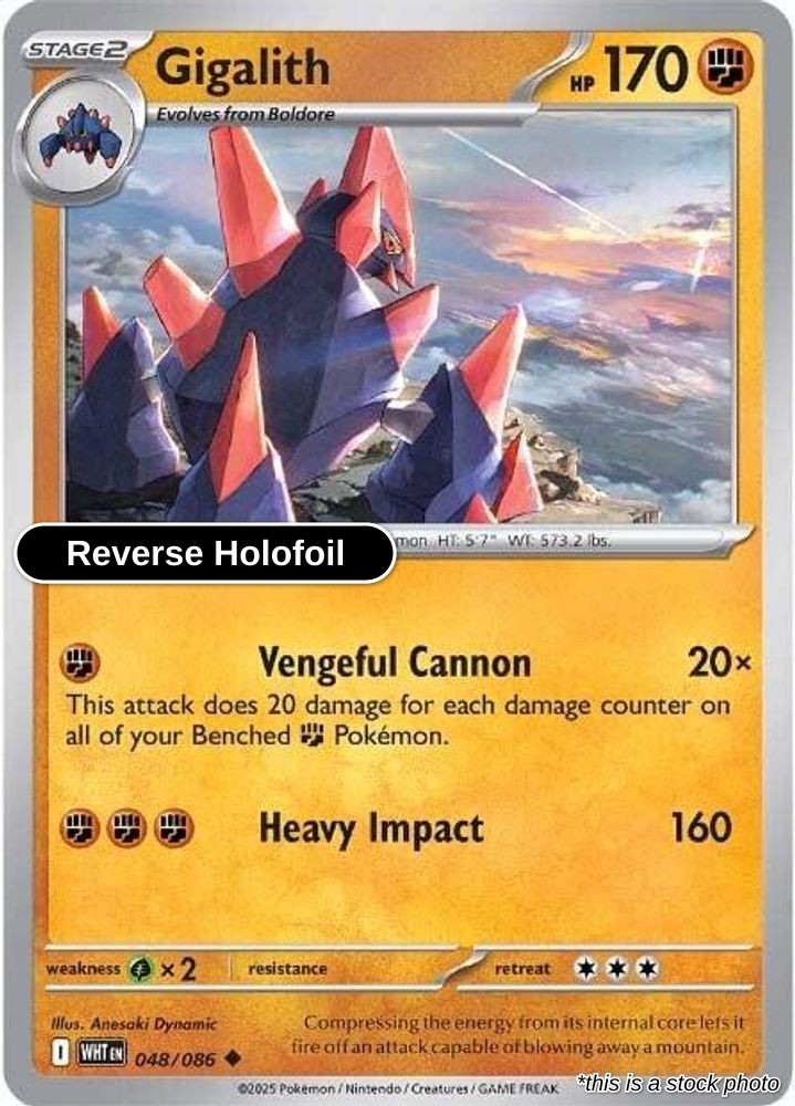 Gigalith - 048/086 - [WHT - SV: White Flare] - Reverse Holofoil
