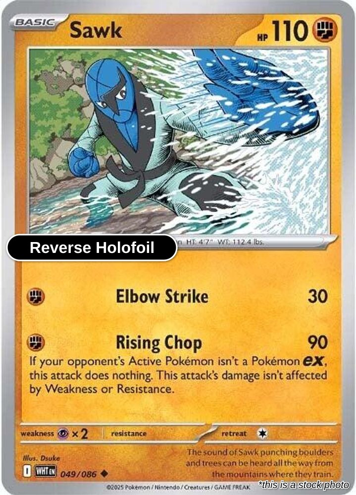 Sawk - 049/086 - [WHT - SV: White Flare] - Reverse Holofoil