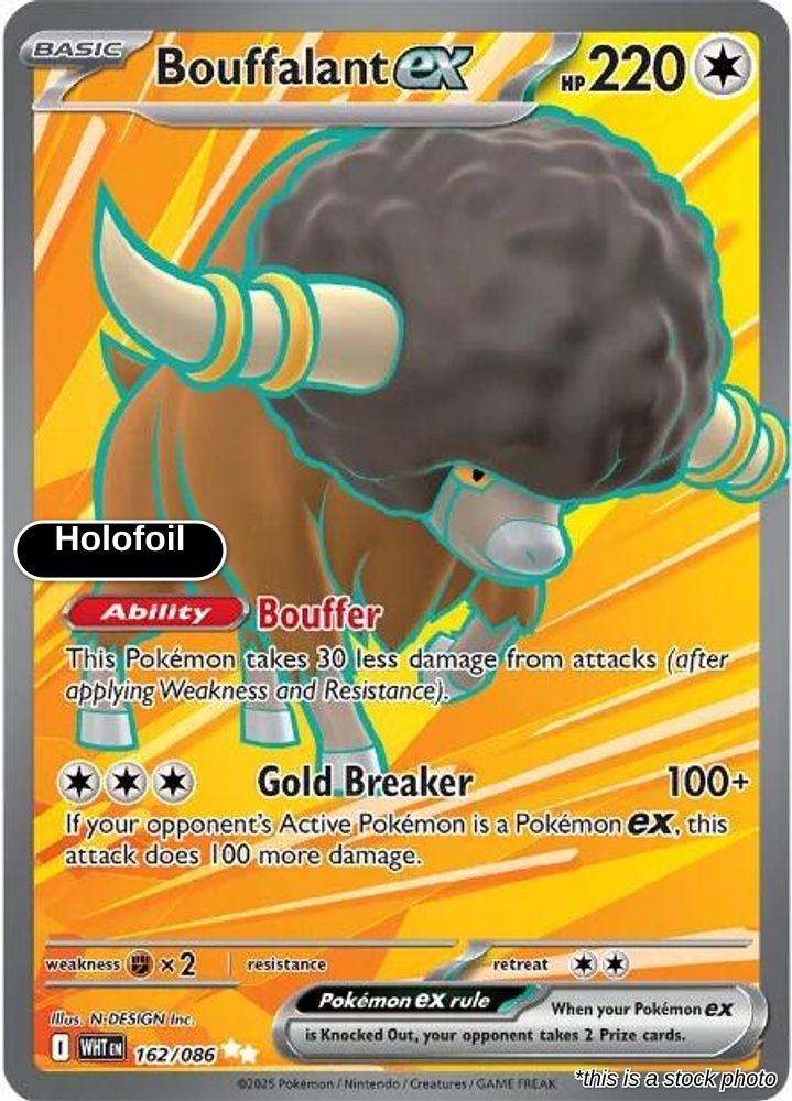 Bouffalant ex - 162/086