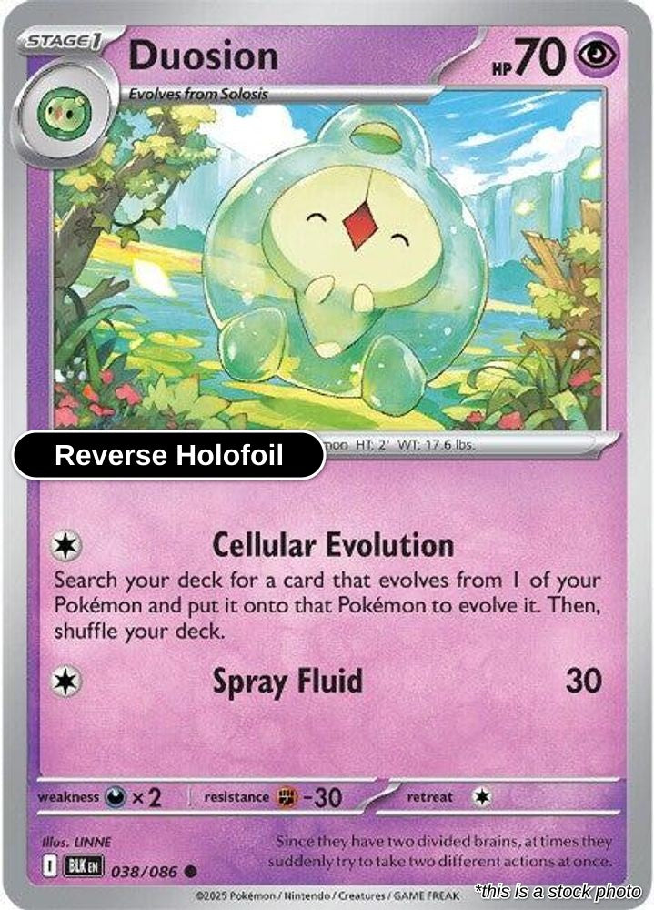 Duosion - 038/086 - [BLK - SV: Black Bolt] - Reverse Holofoil