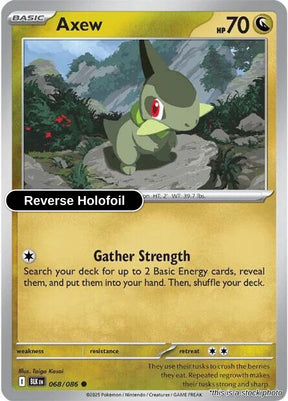Axew - 068/086 - [BLK - SV: Black Bolt] - Reverse Holofoil