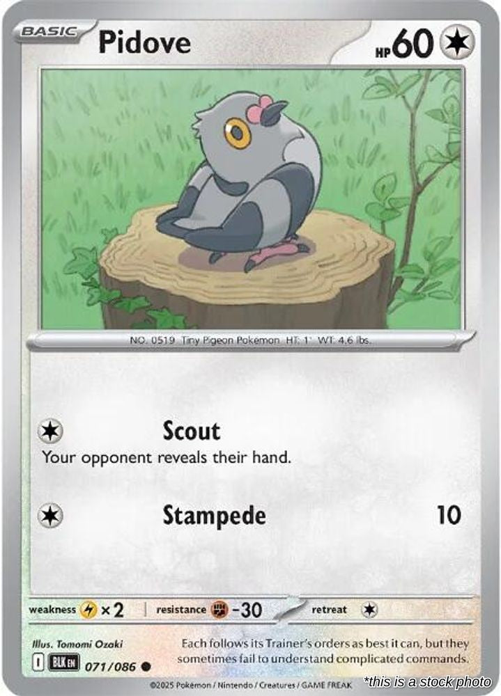 Pidove - 071/086 - [BLK - SV: Black Bolt]
