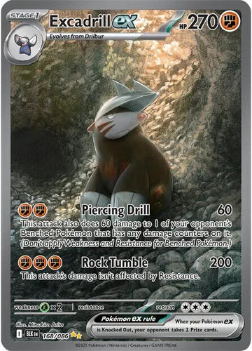 Excadrill ex - 168/086 [BLK - 168/086]