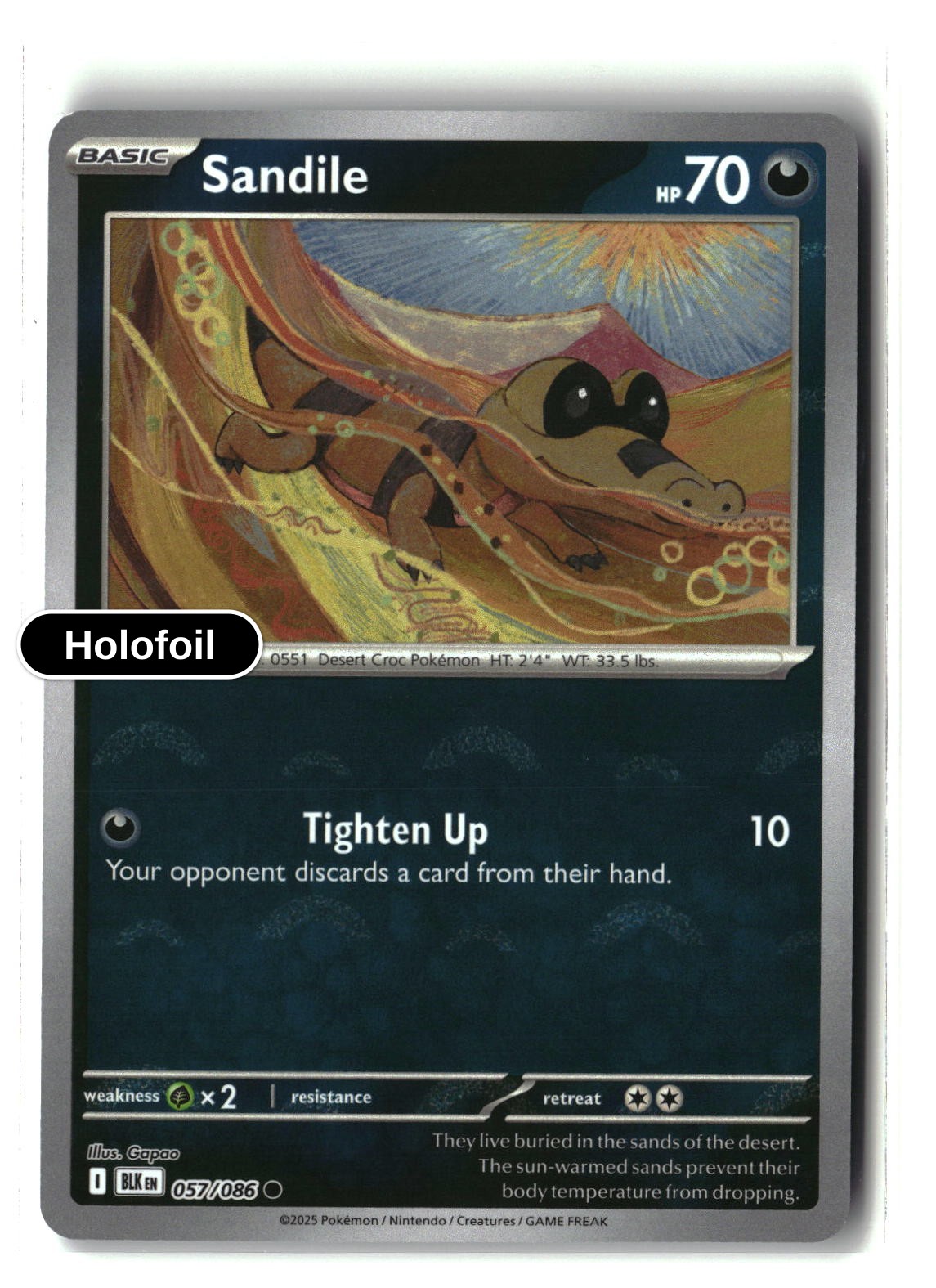 Sandile (Poke Ball Pattern)