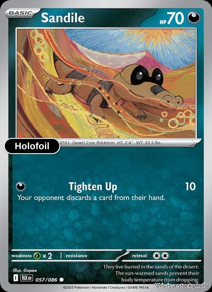 Sandile (Poke Ball Pattern)