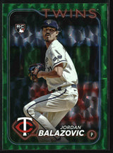 Jordan Balazovic 2024 Topps Green Crackle Foil #263 #/499