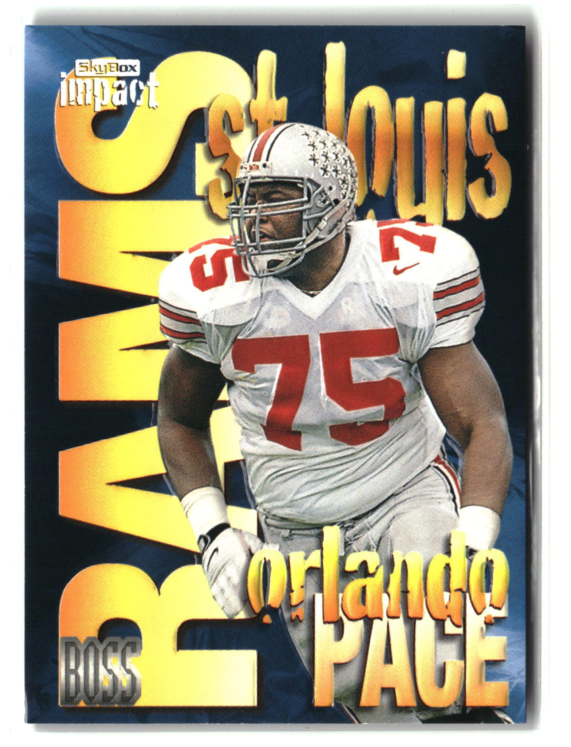 Orlando Pace 1997 SkyBox Impact Boss #18