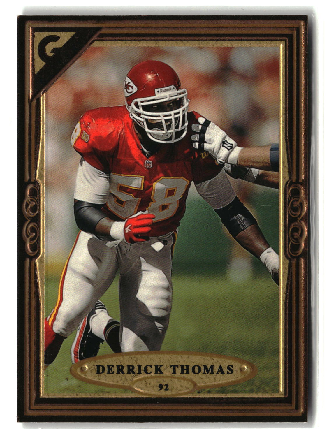Derrick Thomas 1997 Topps Gallery #92